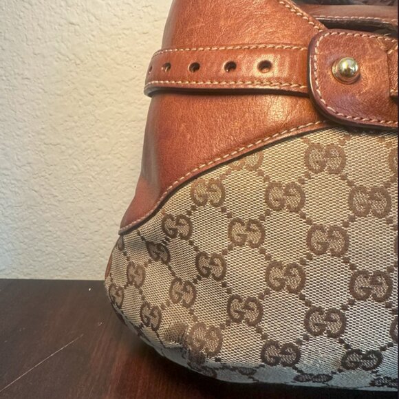 Gucci Large Horsebit Hobo Bag – Authentic Vintage Leather - Picture 9 of 13